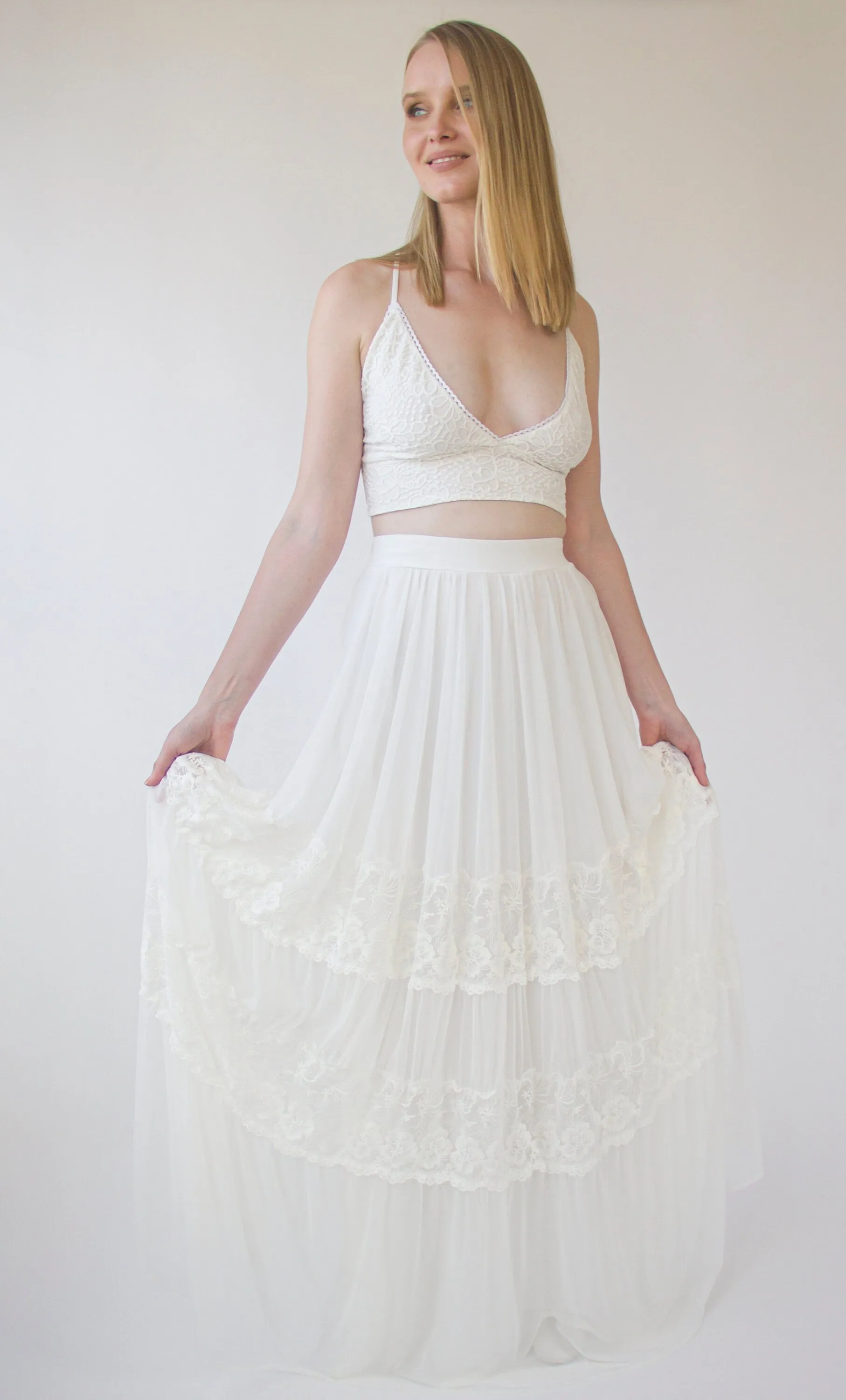 Bridal Lace top  #2064