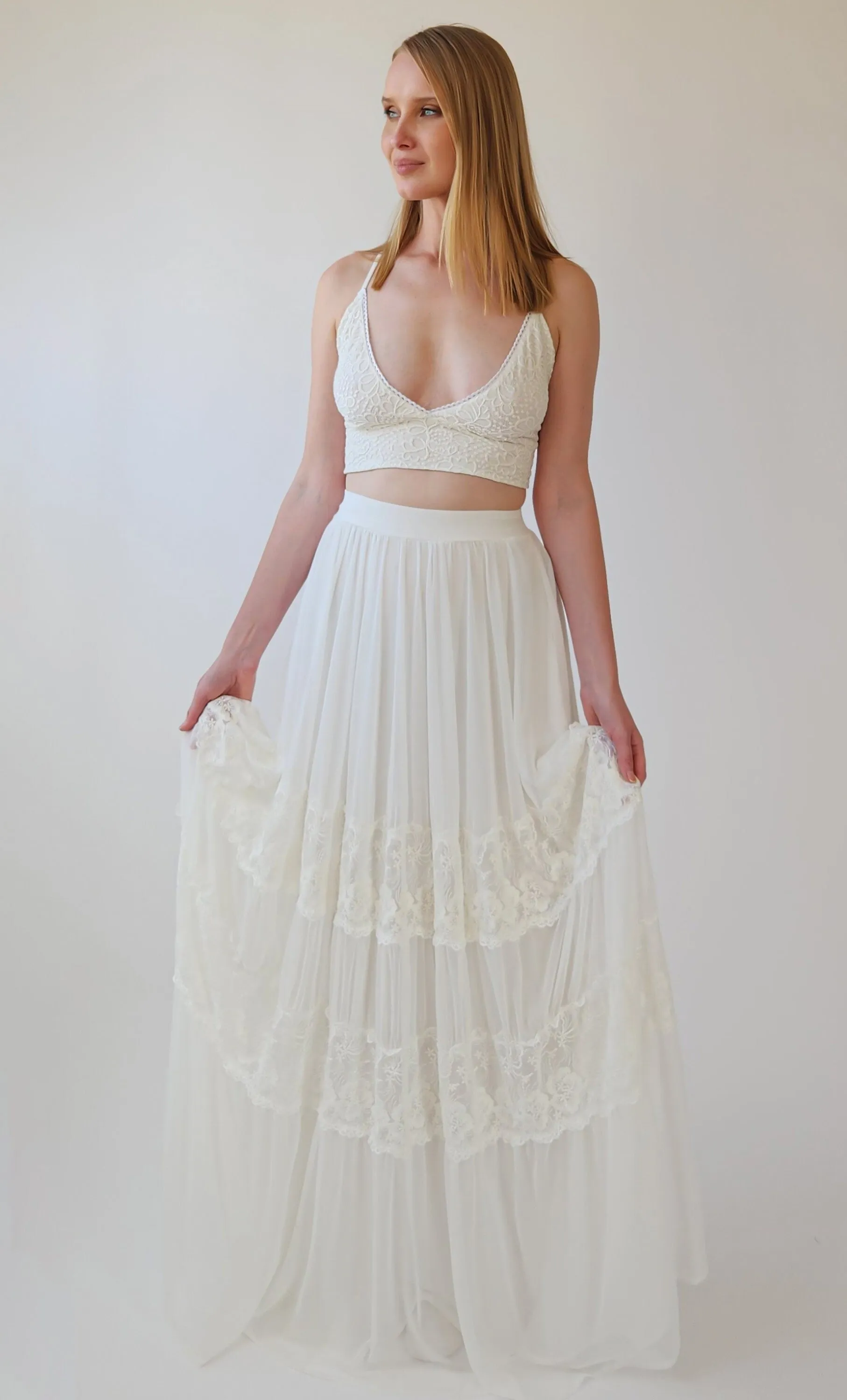 Bridal Lace top  #2064