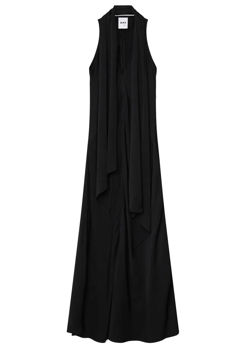 Brielle Dress | Matte Crepe/Black