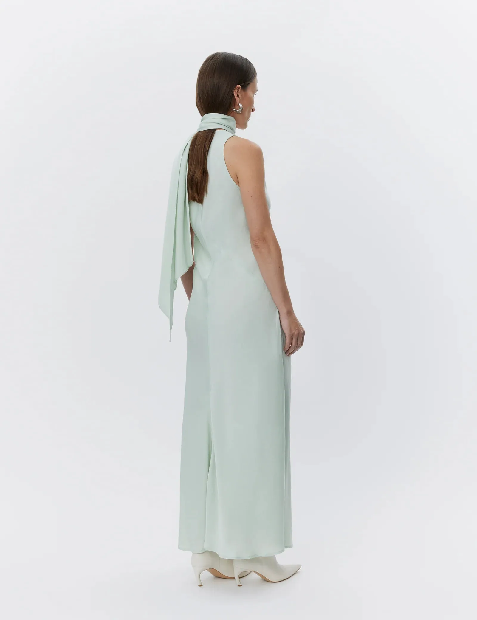 Brielle Dress | Matte Crepe/Black