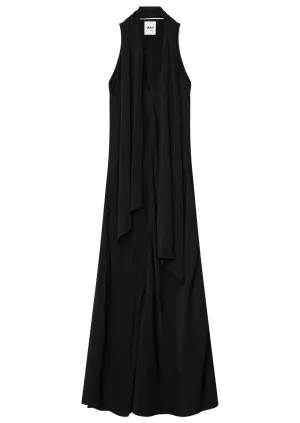 Brielle Dress | Matte Crepe/Black