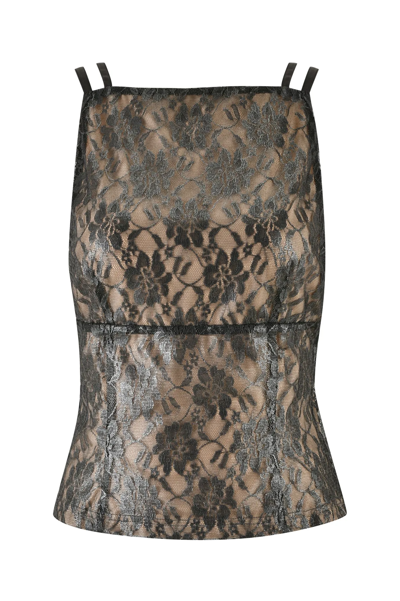 BRIGITTE LACE TOP - BLACK : LACE