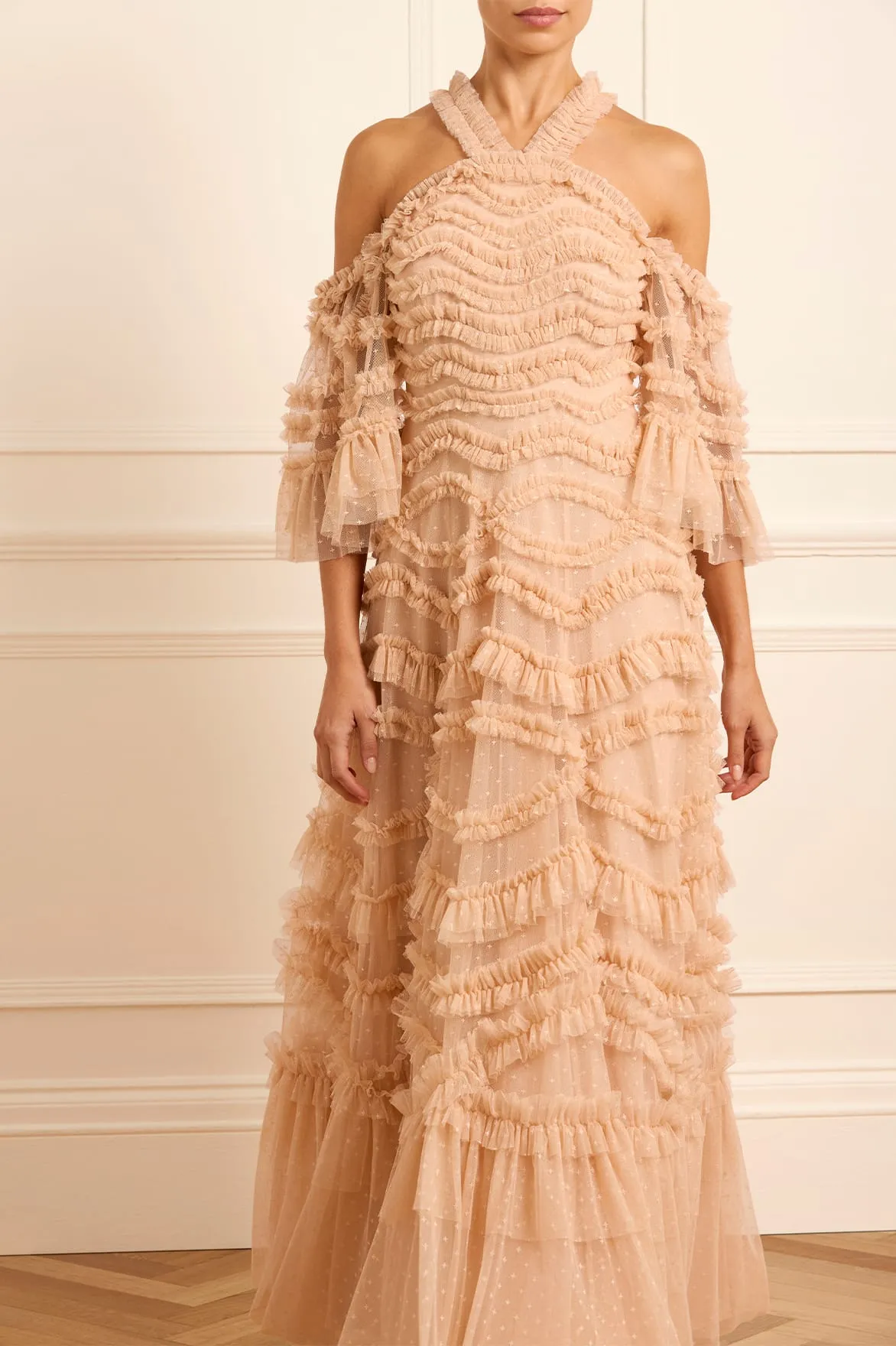 Bronte Off-Shoulder Gown