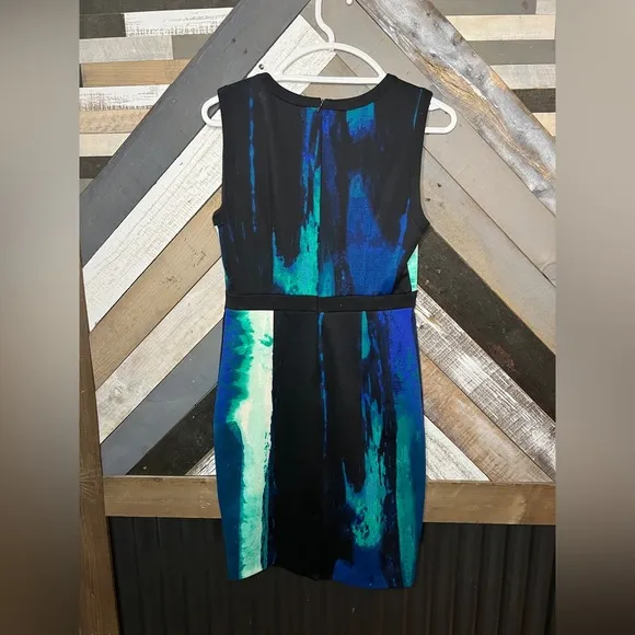 Calvin Klein Blue Sheath Midi Dress for Cocktail