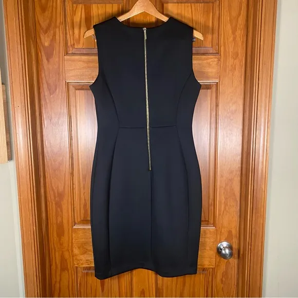 Calvin Klein Floral-Appliqué Scuba Sheath Dress!!