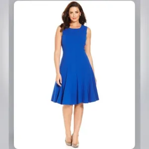 Calvin Klein Pleated Dress