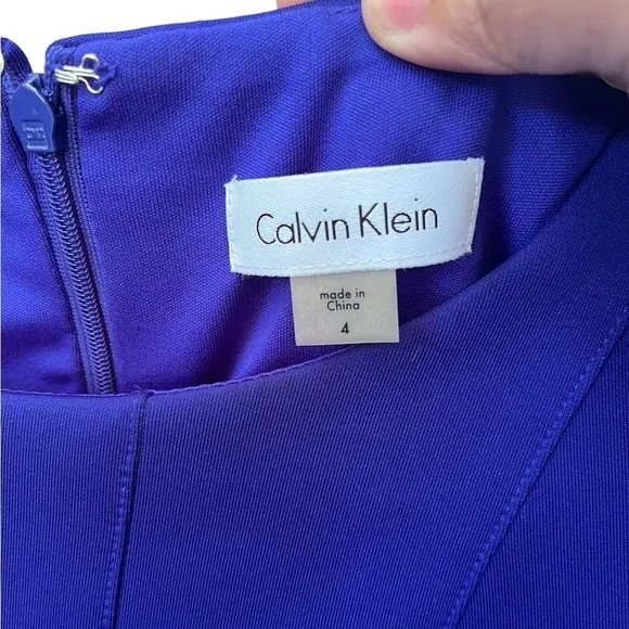 Calvin Klein Pleated Dress