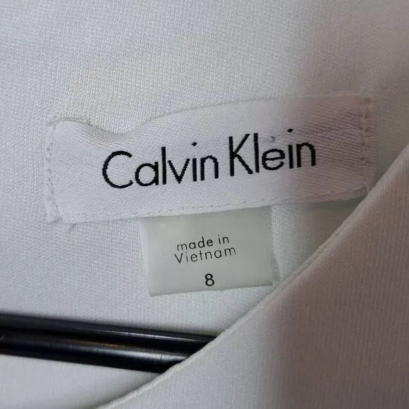 Calvin Klein Women's Sleeveless Color Block Sheath Dress size 8