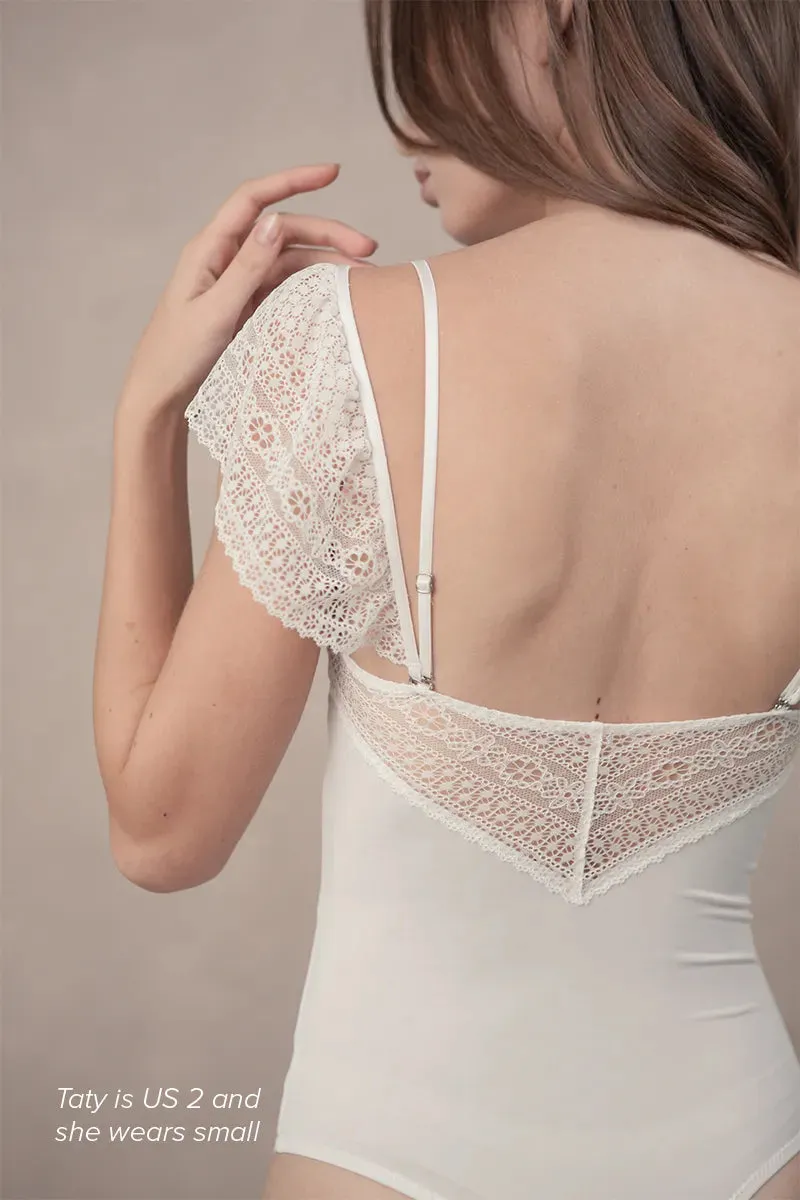 Celiné NOIR Padded Lace Body