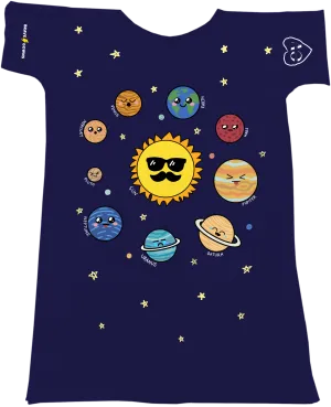CHARLIE'S VILLAGE  OUTERSPACE GOWN