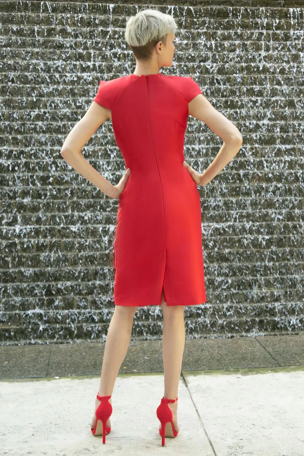 Charlotte Sheath Dress | Red