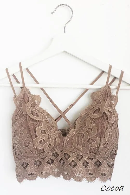 Chelsey's Crochet Lace Bralette