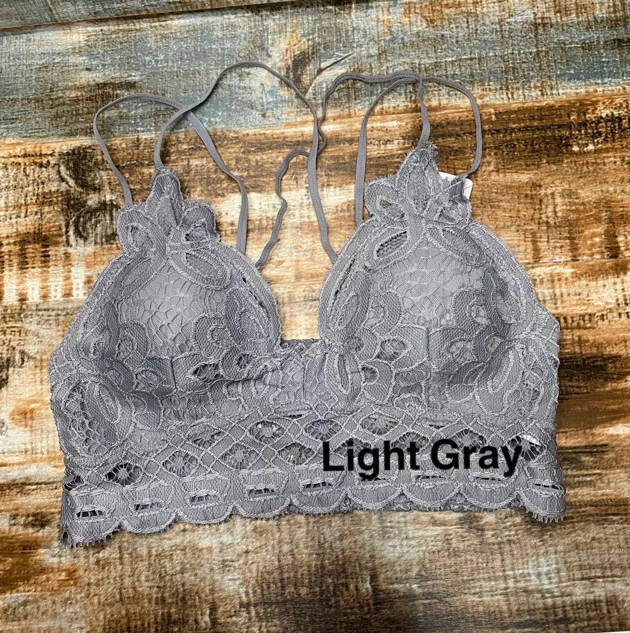 Chelsey's Crochet Lace Bralette