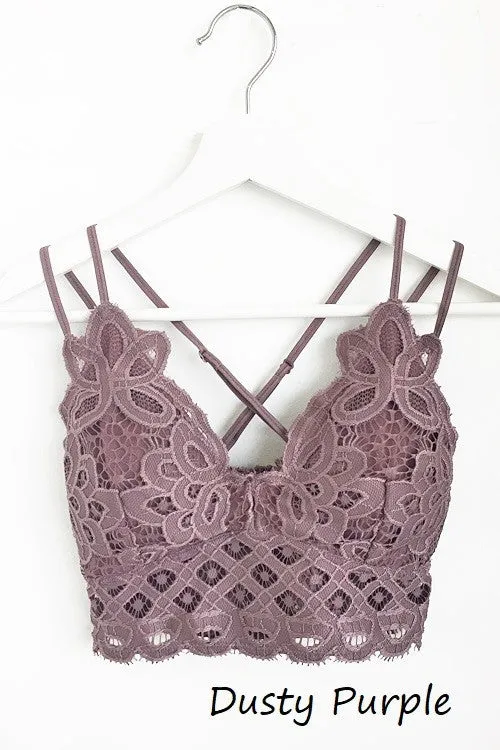 Chelsey's Crochet Lace Bralette
