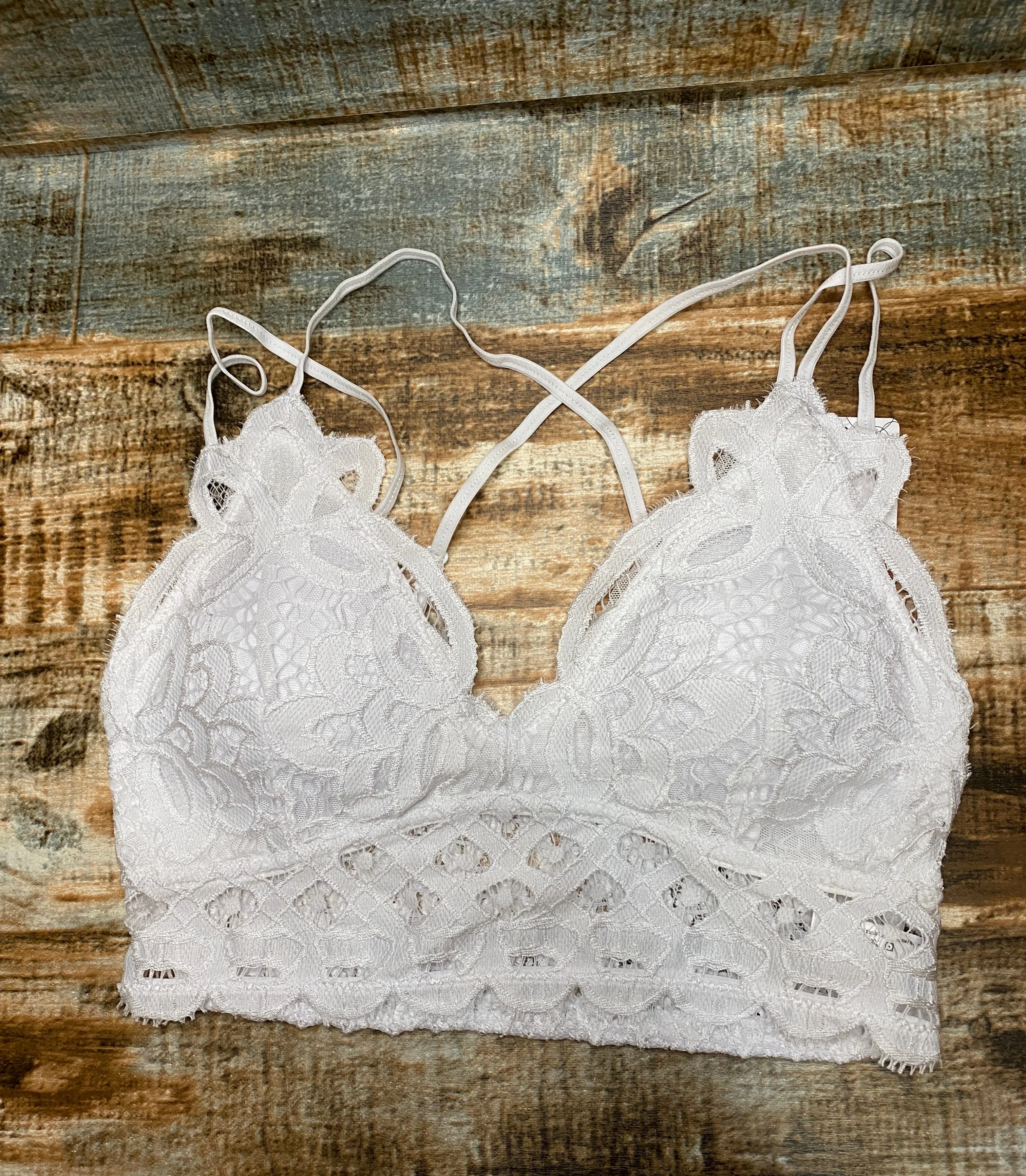 Chelsey's Crochet Lace Bralette
