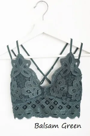 Chelsey's Crochet Lace Bralette
