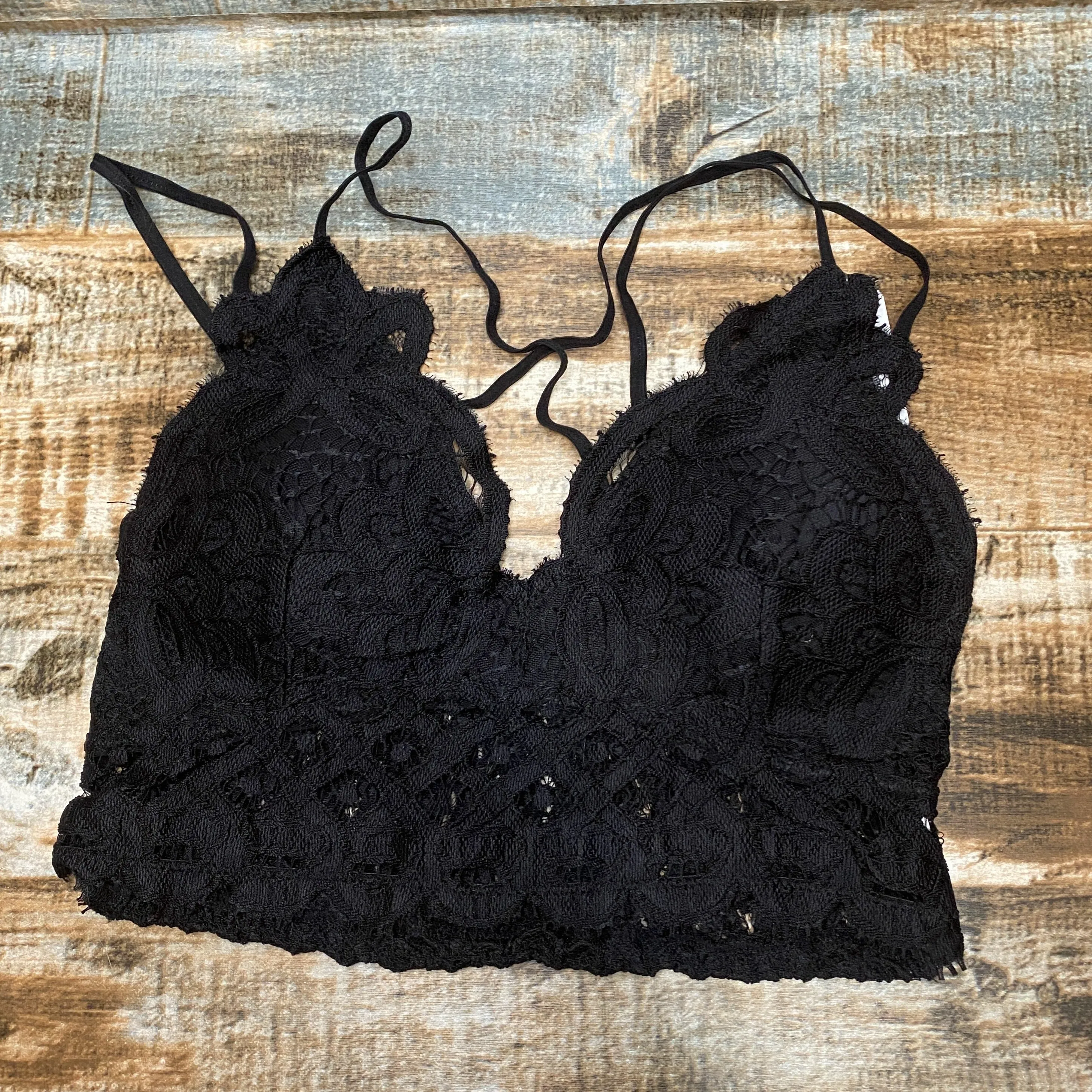 Chelsey's Crochet Lace Bralette