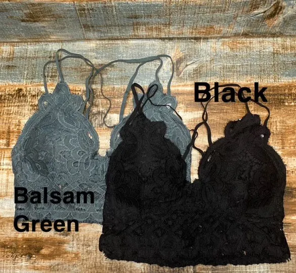 Chelsey's Crochet Lace Bralette