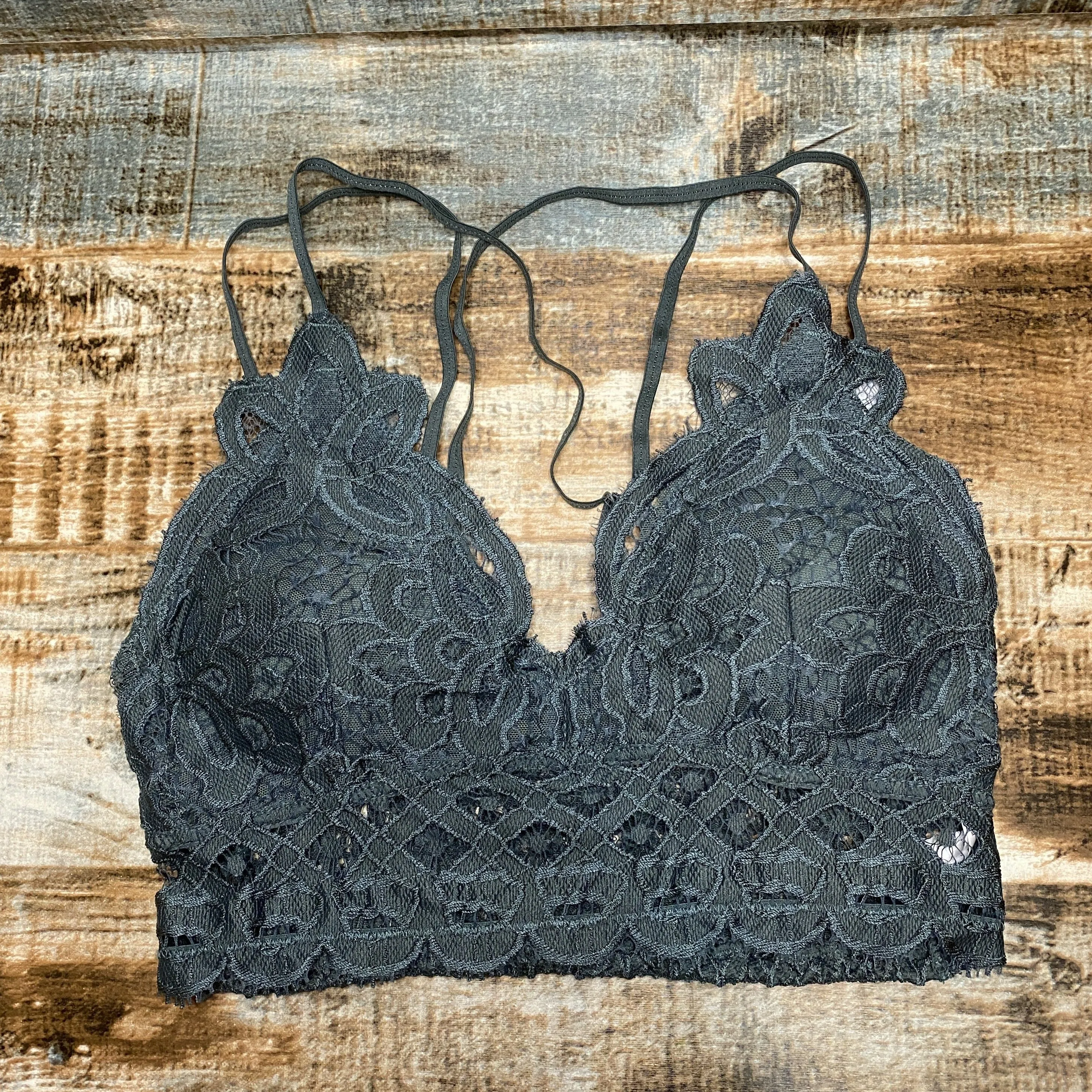 Chelsey's Crochet Lace Bralette