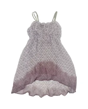 Cinnamon silk lined chiffon dress - 3-4