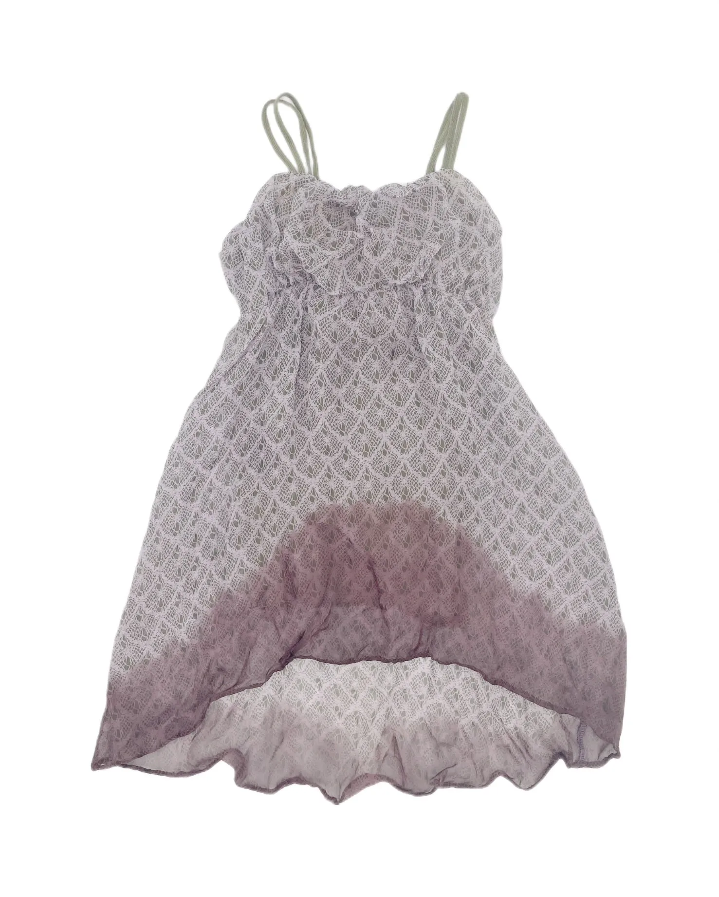Cinnamon silk lined chiffon dress - 3-4