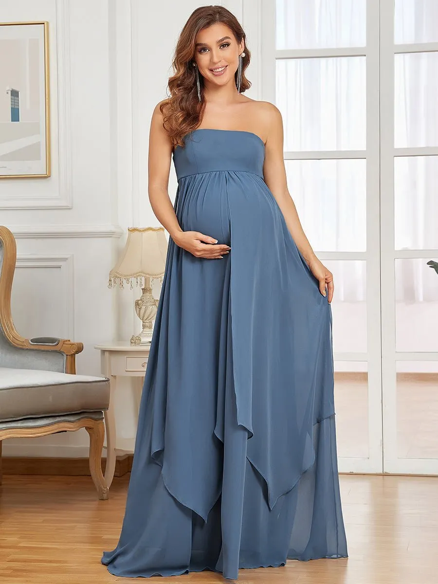 Clarinda multi-way maternity dress in dusky navy s8 Express NZ wide