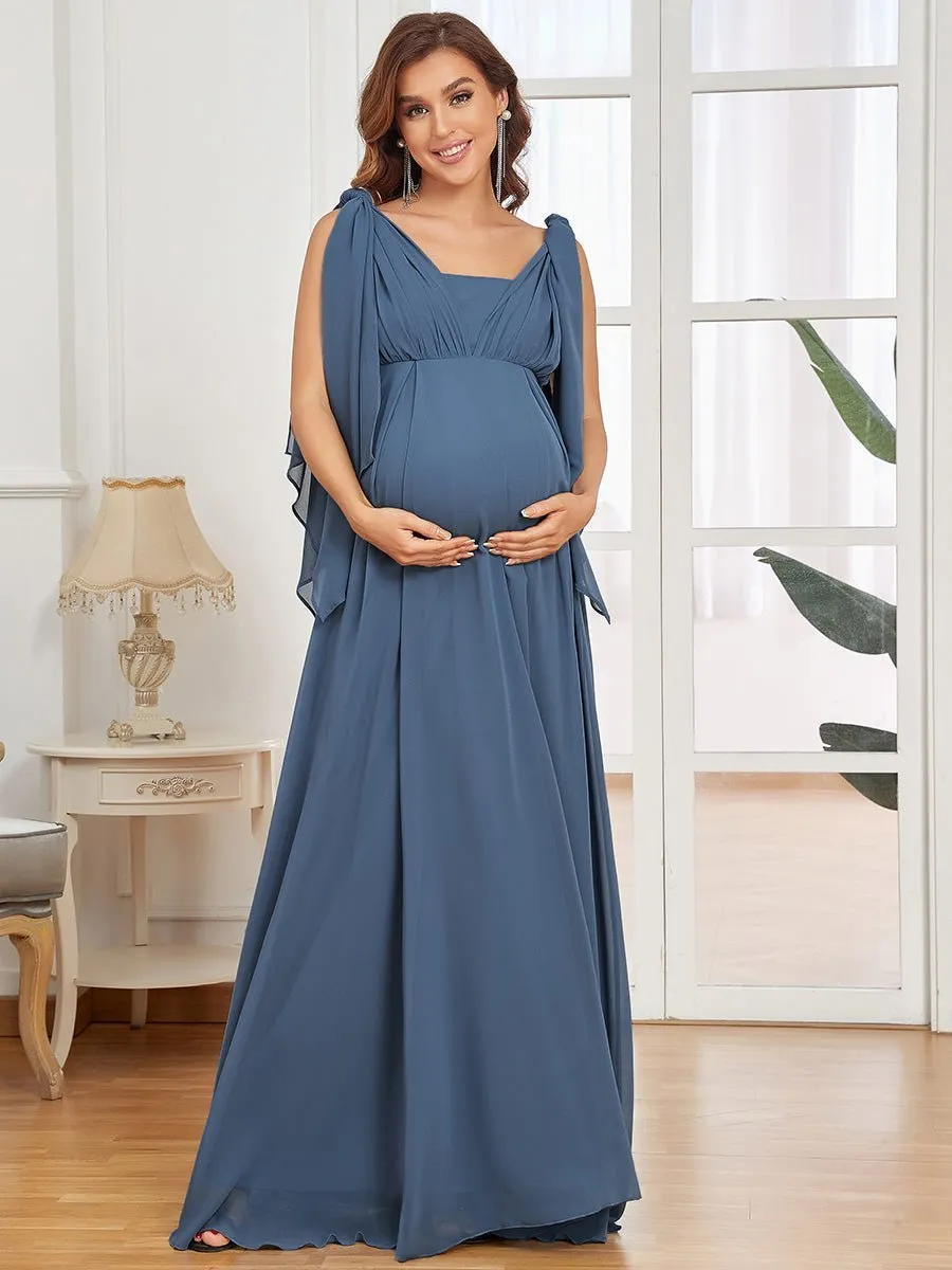 Clarinda multi-way maternity dress in dusky navy s8 Express NZ wide