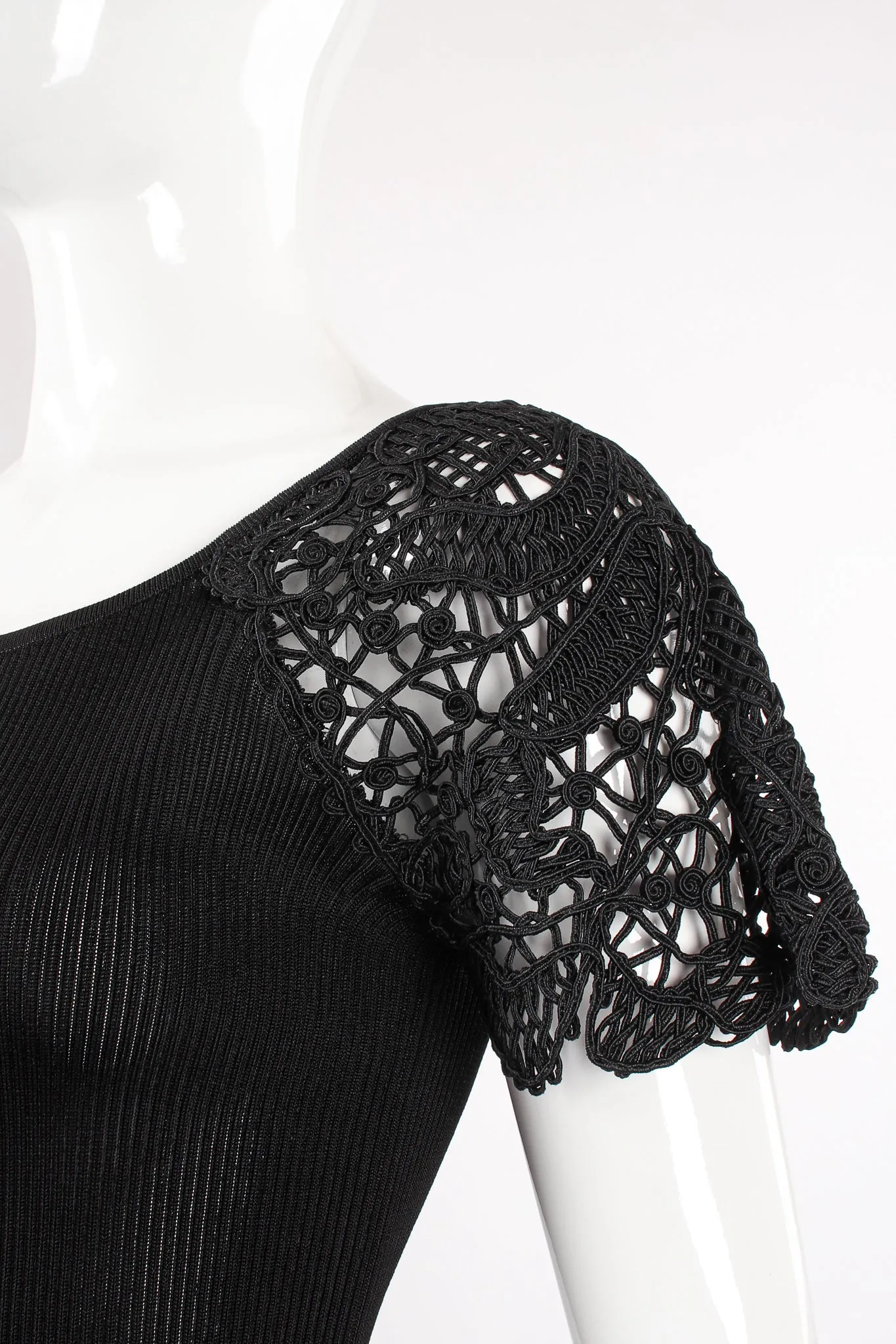 Corded Lace Sleeve Top