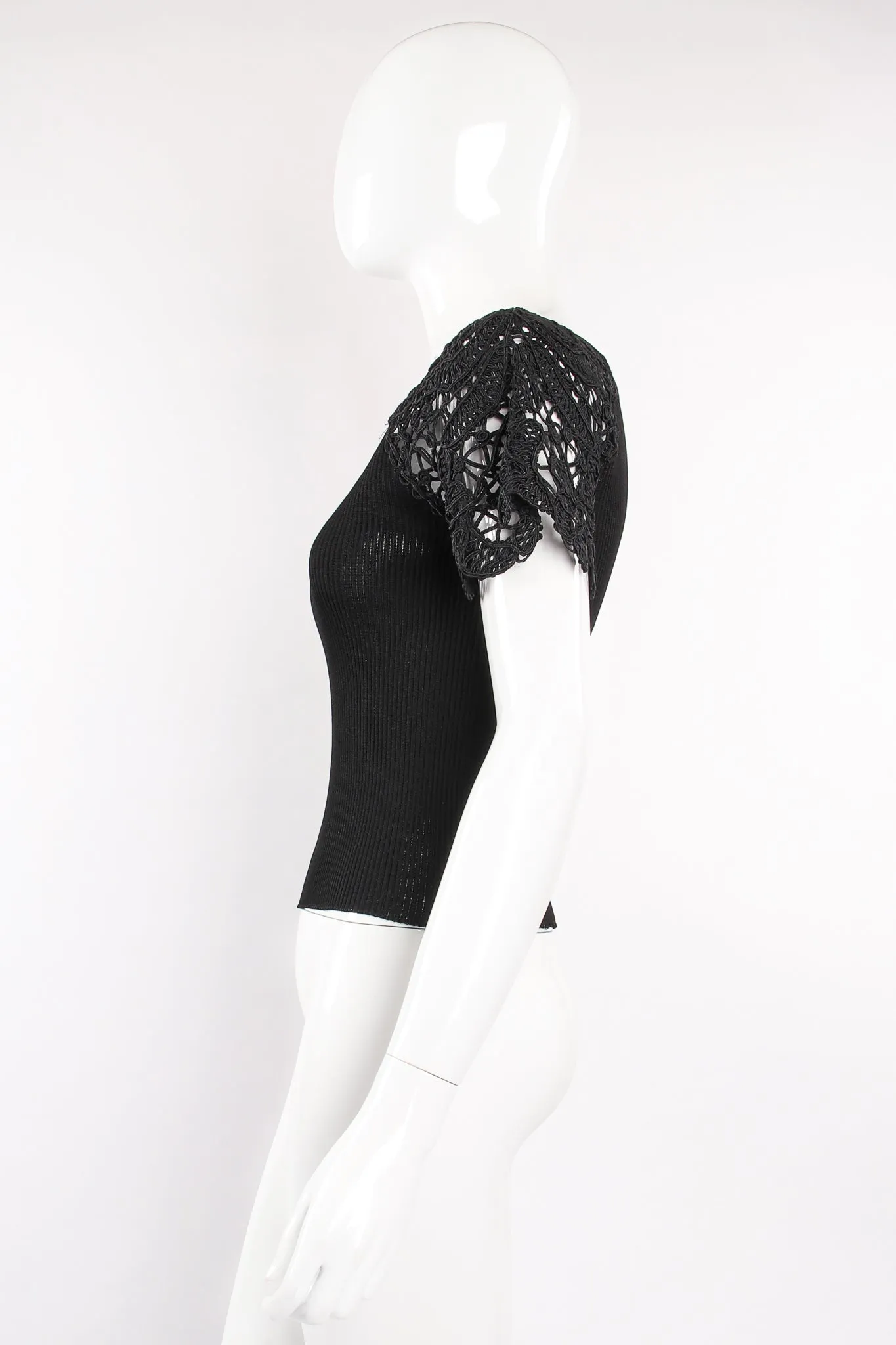 Corded Lace Sleeve Top
