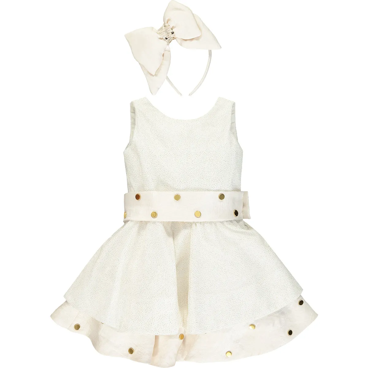 Cream Bow Hairband
