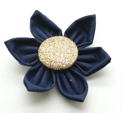 Cruz & Regis Sparkle Flower - Navy