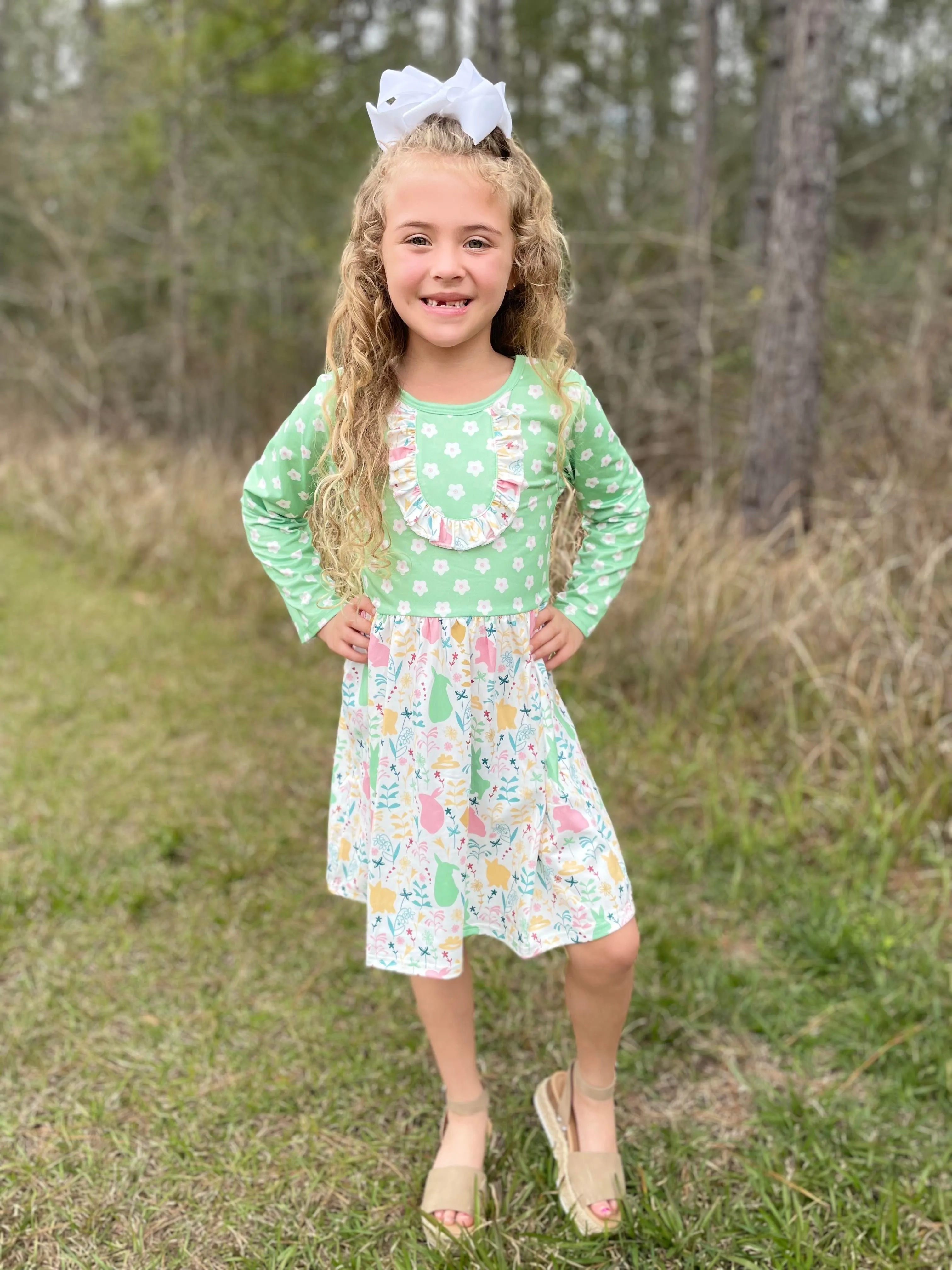 DAISY EASTER BUNNY DRESS