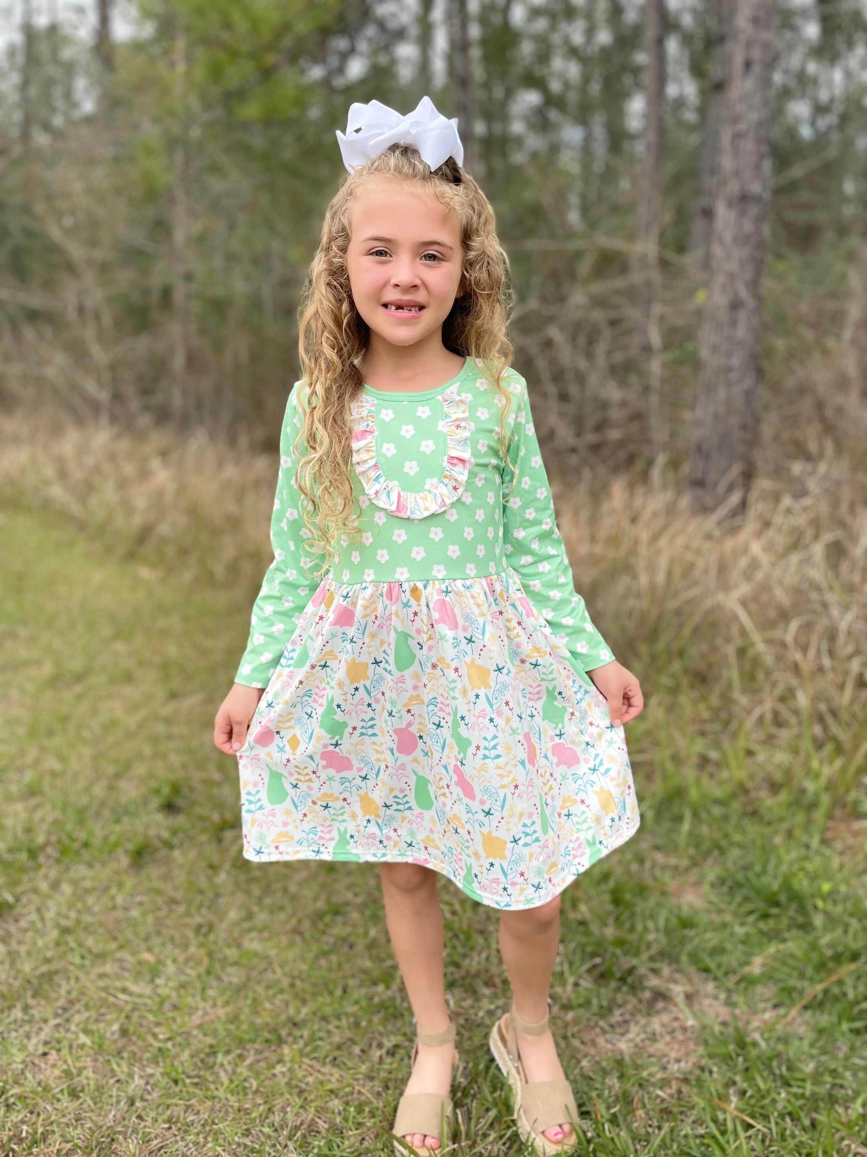 DAISY EASTER BUNNY DRESS
