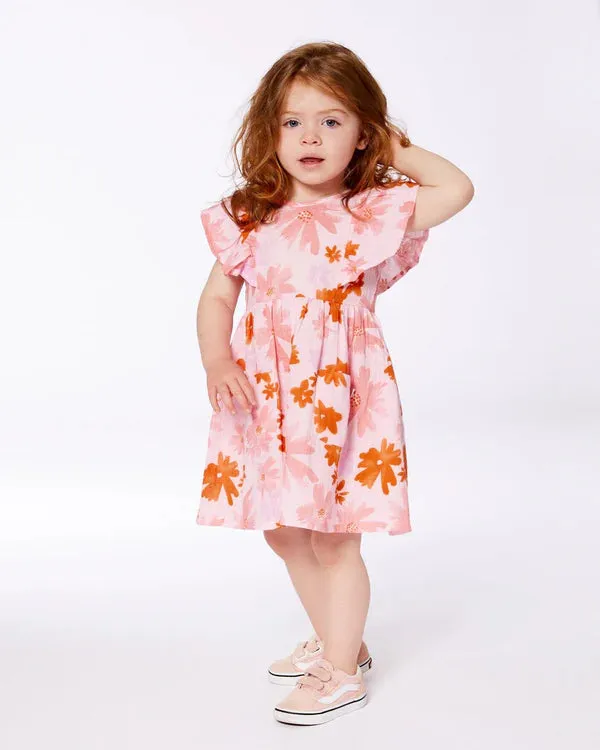 DEUX PAR DEUX- BABY PRINTED MUSLIN DRESS