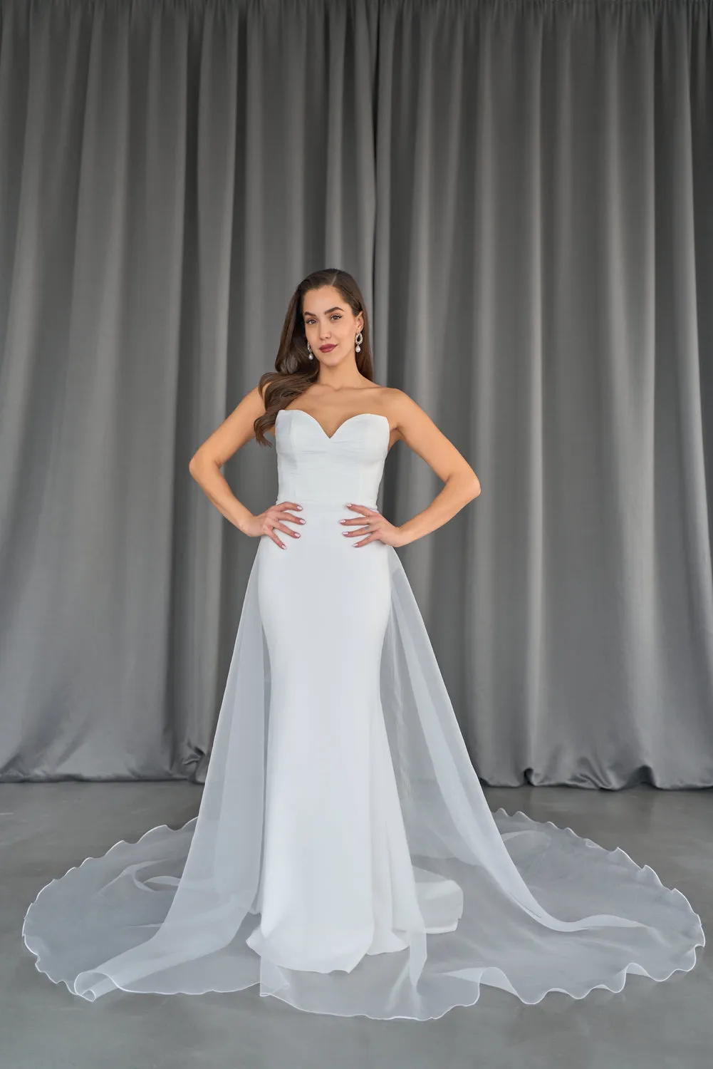 Diana bridal strapless