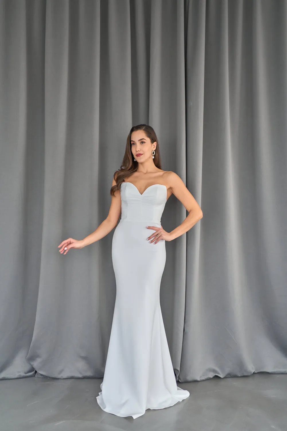 Diana bridal strapless
