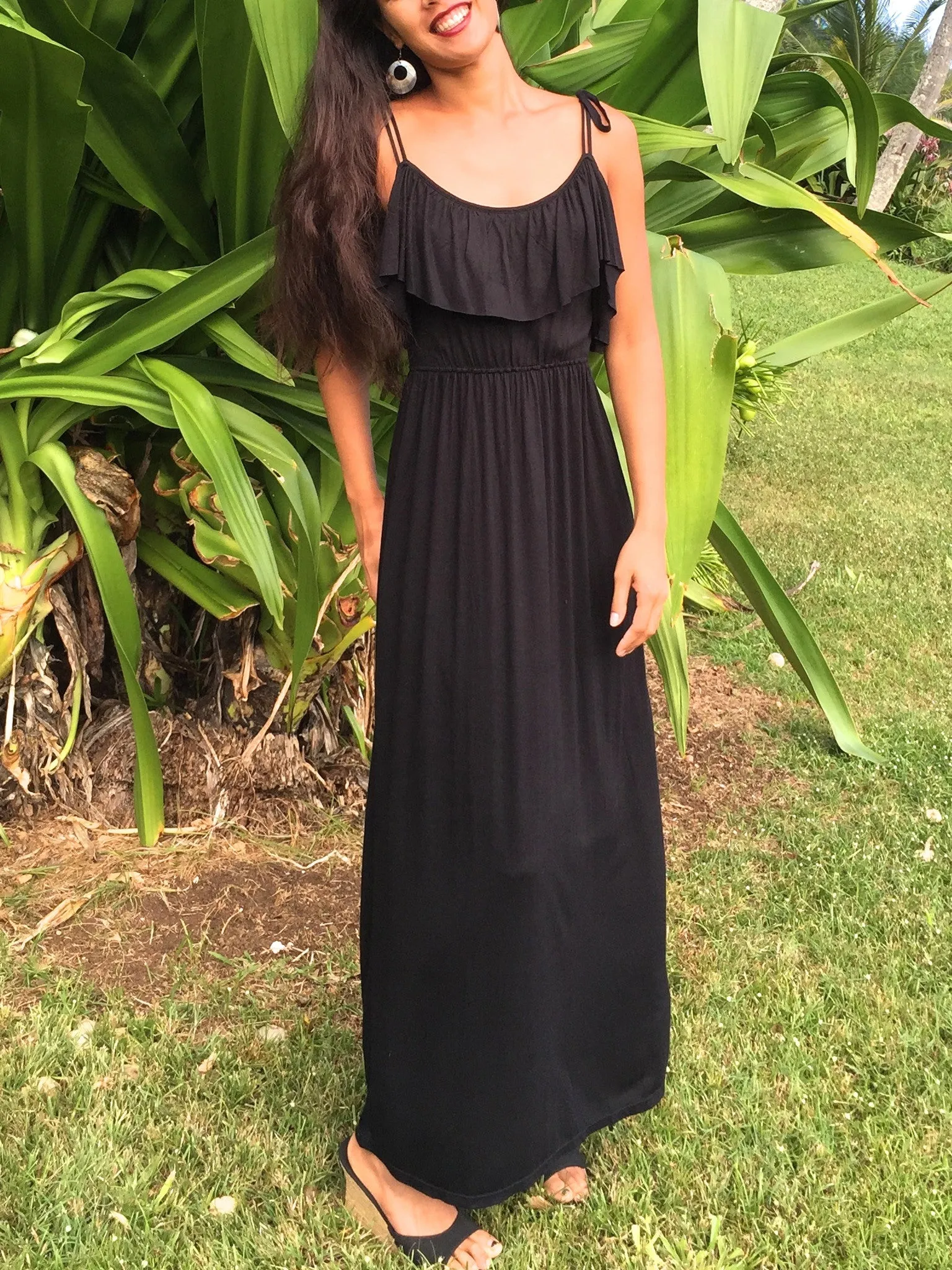 ~~~DISCOUNTED!!! 50% OFF ~~~ DOUBLE STRING BEACH EVENING DRESS