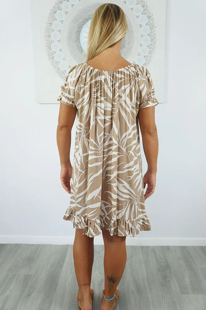 Diva Dress "Palm Leaf"