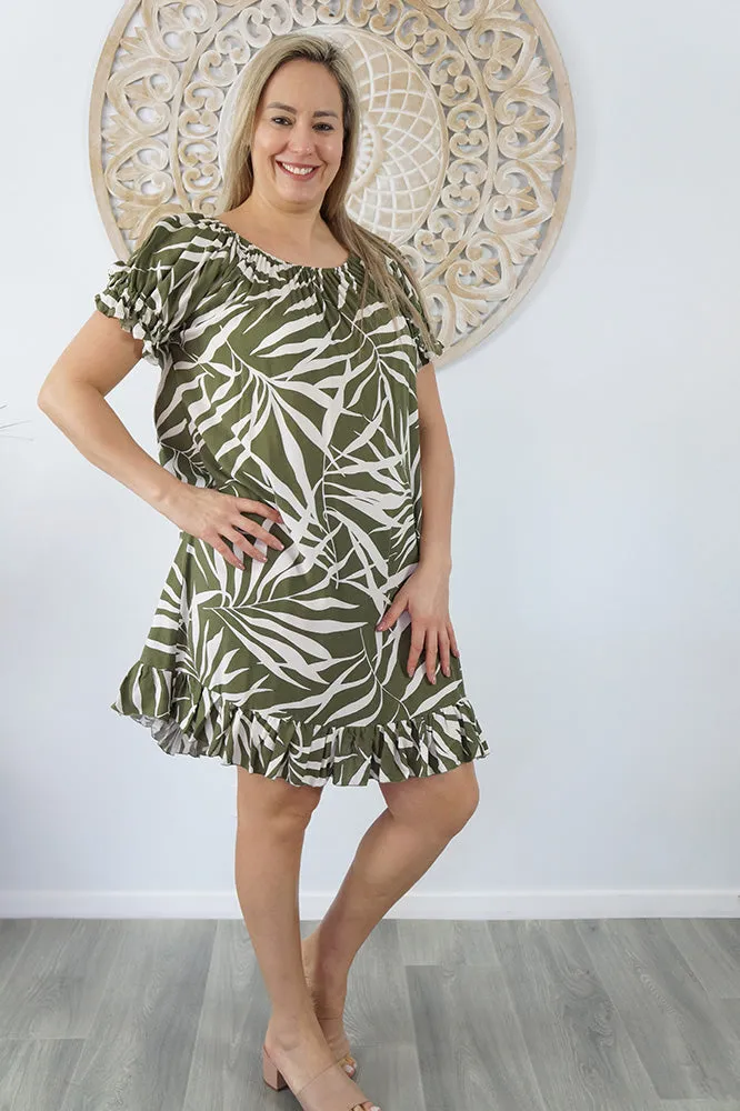 Diva Dress "Palm Leaf"