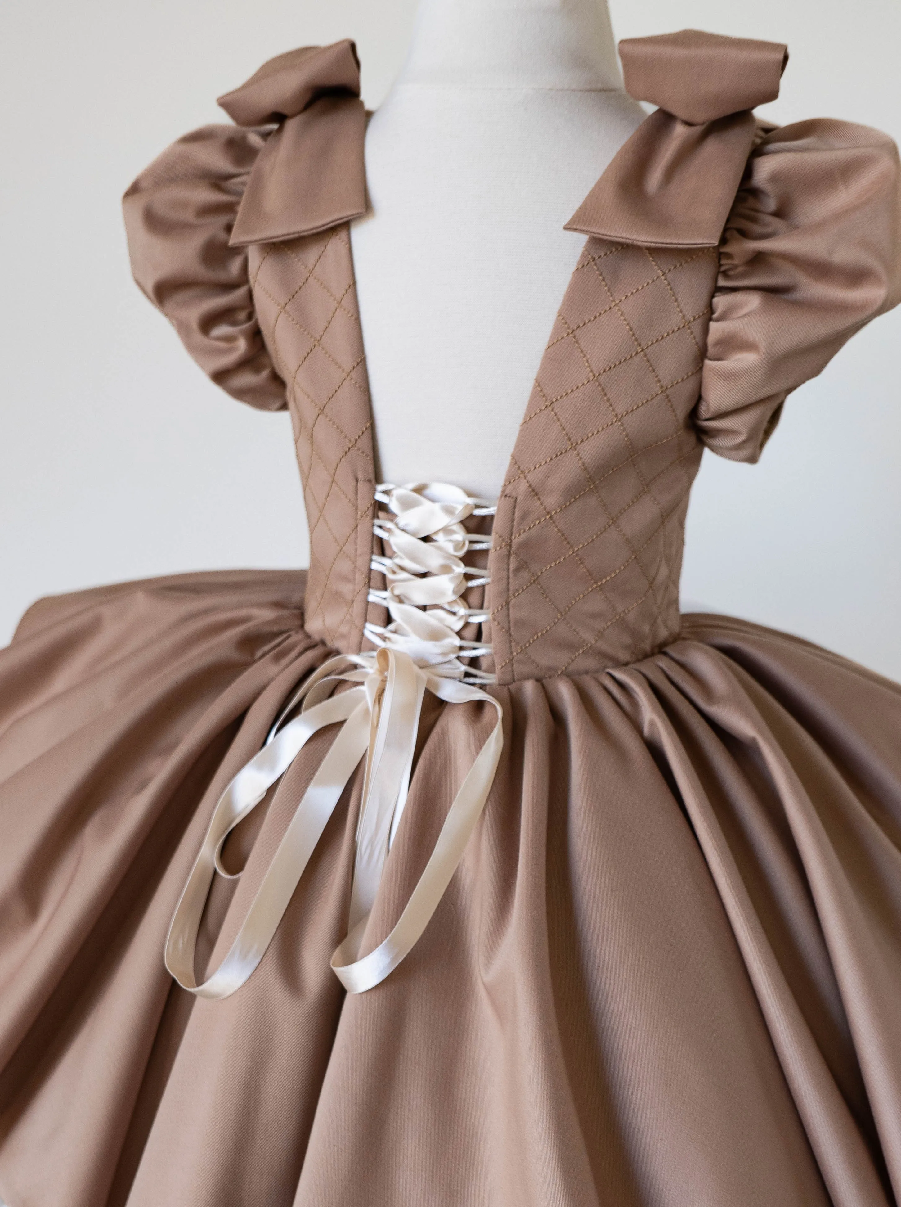 Doll dress in Sand