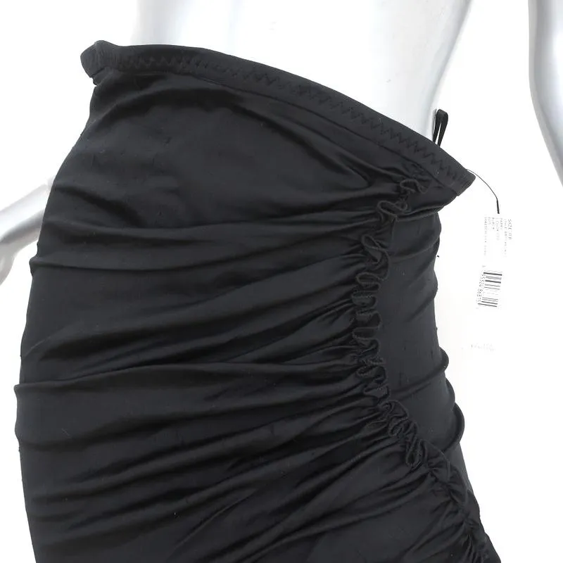 Donna Karan Collection Skirt or Strapless Dress Black Stretch Silk Size 8 NEW