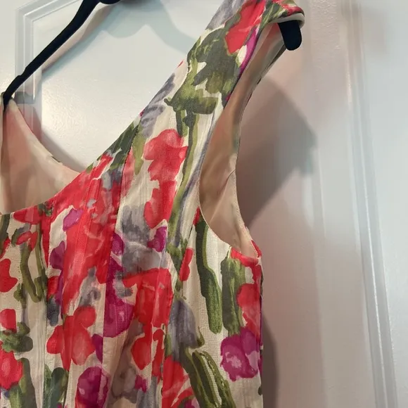 Donna Ricco - Floral print fit and flare dress