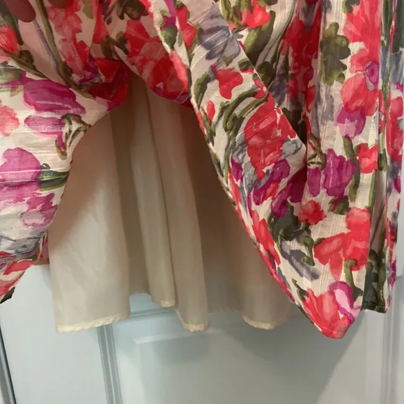 Donna Ricco - Floral print fit and flare dress