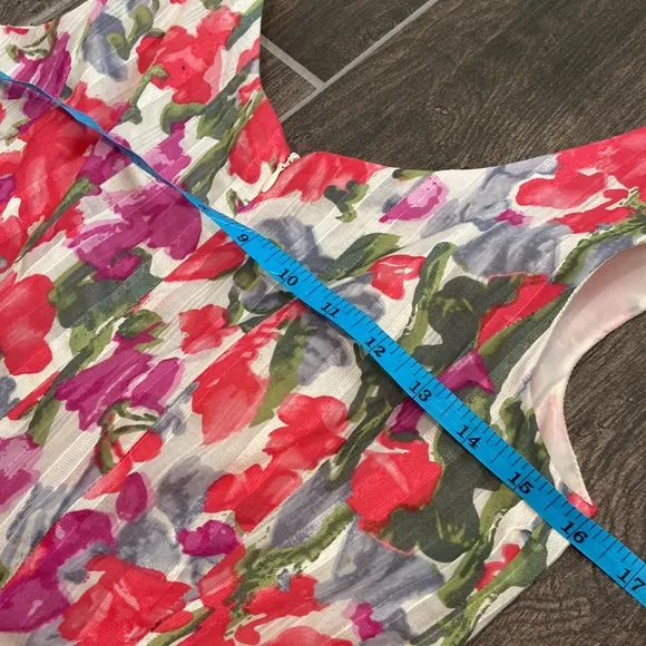 Donna Ricco - Floral print fit and flare dress