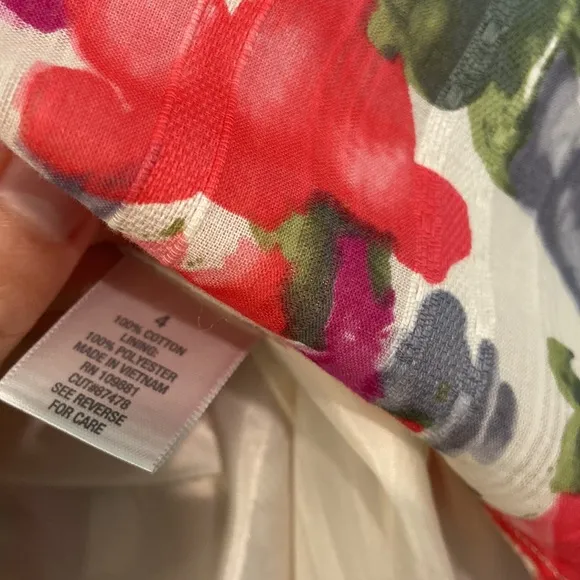 Donna Ricco - Floral print fit and flare dress