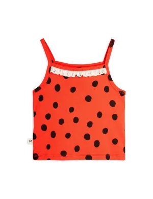 Dots Lace Tank Top