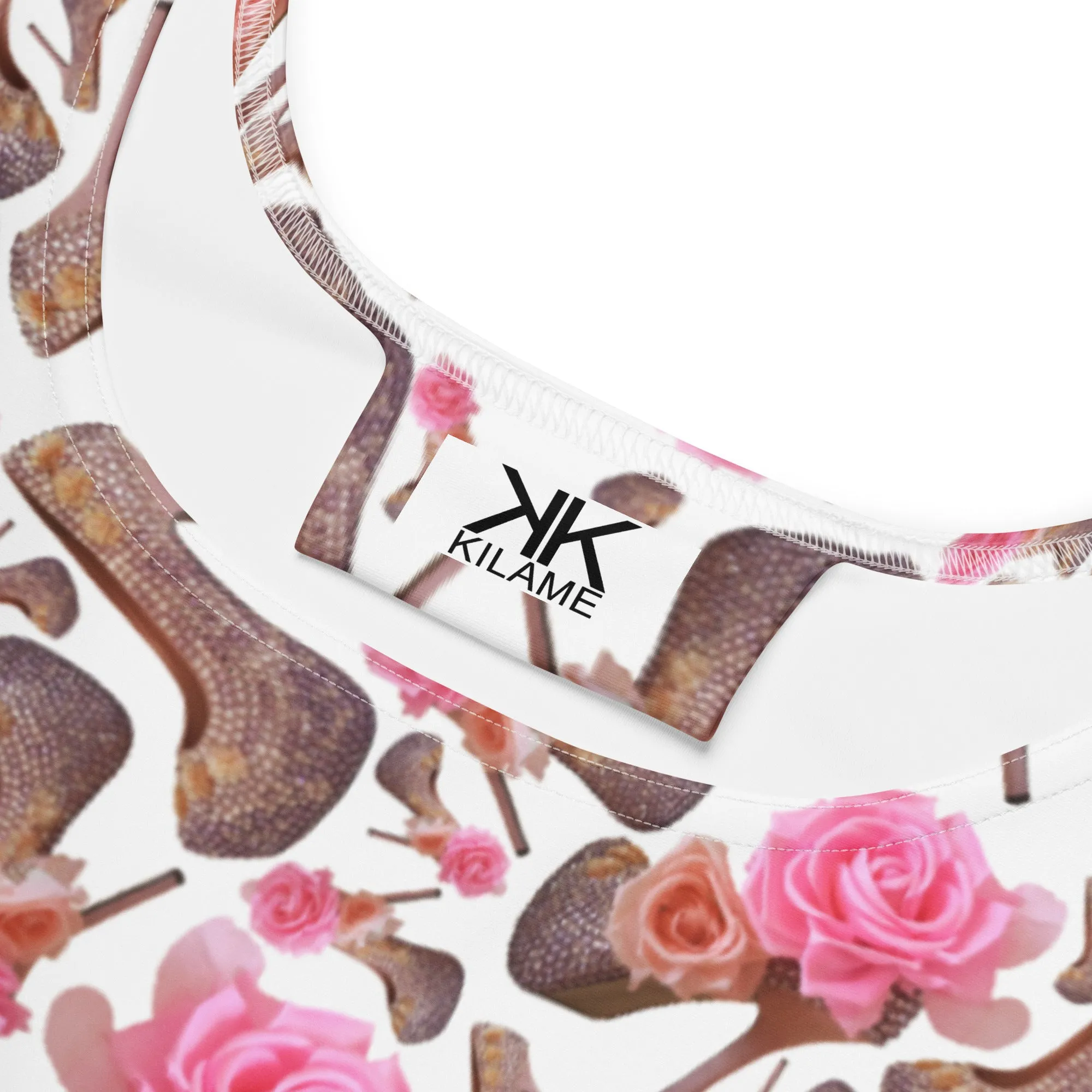 Dreamy Vanity Dress 'Rose pink flower'