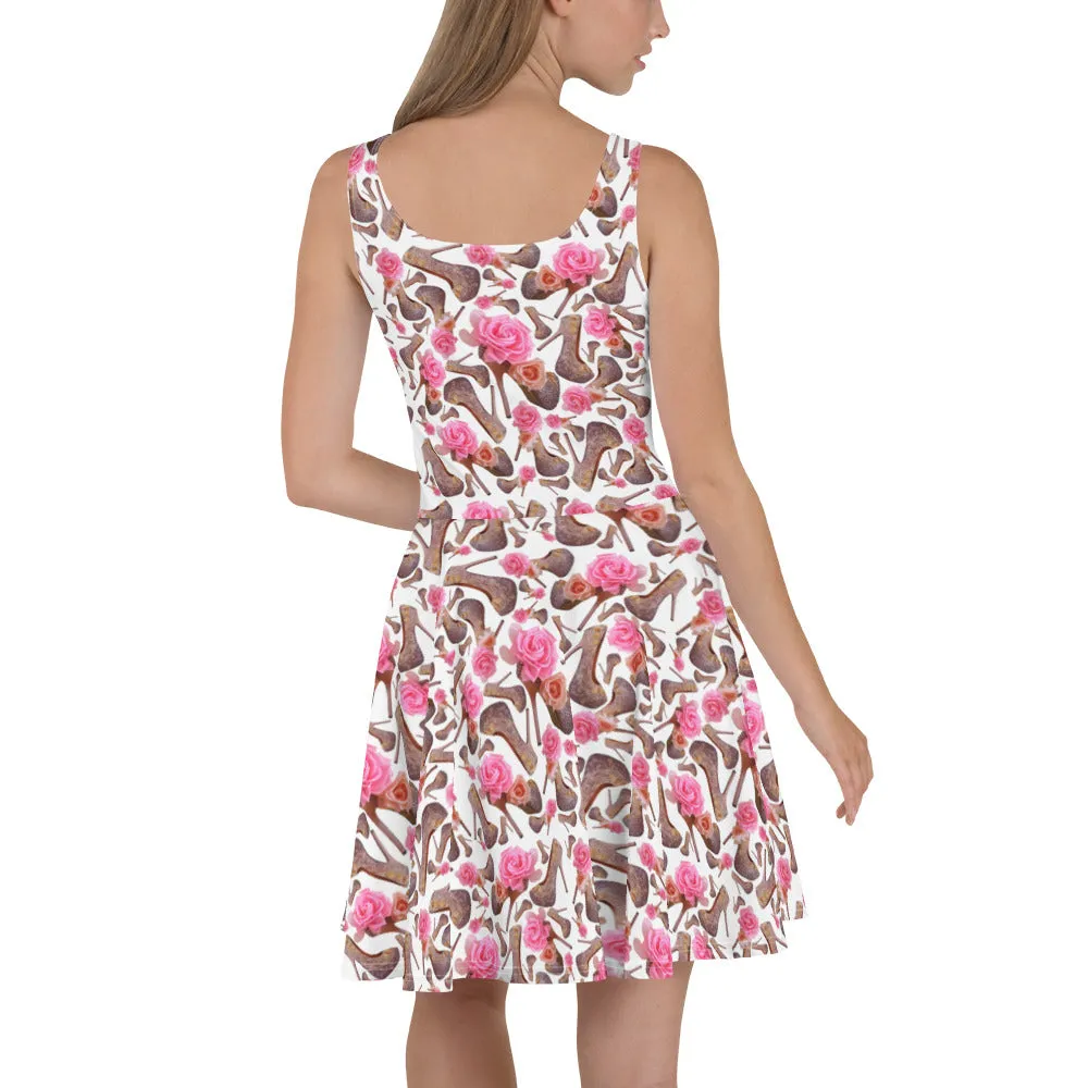 Dreamy Vanity Dress 'Rose pink flower'