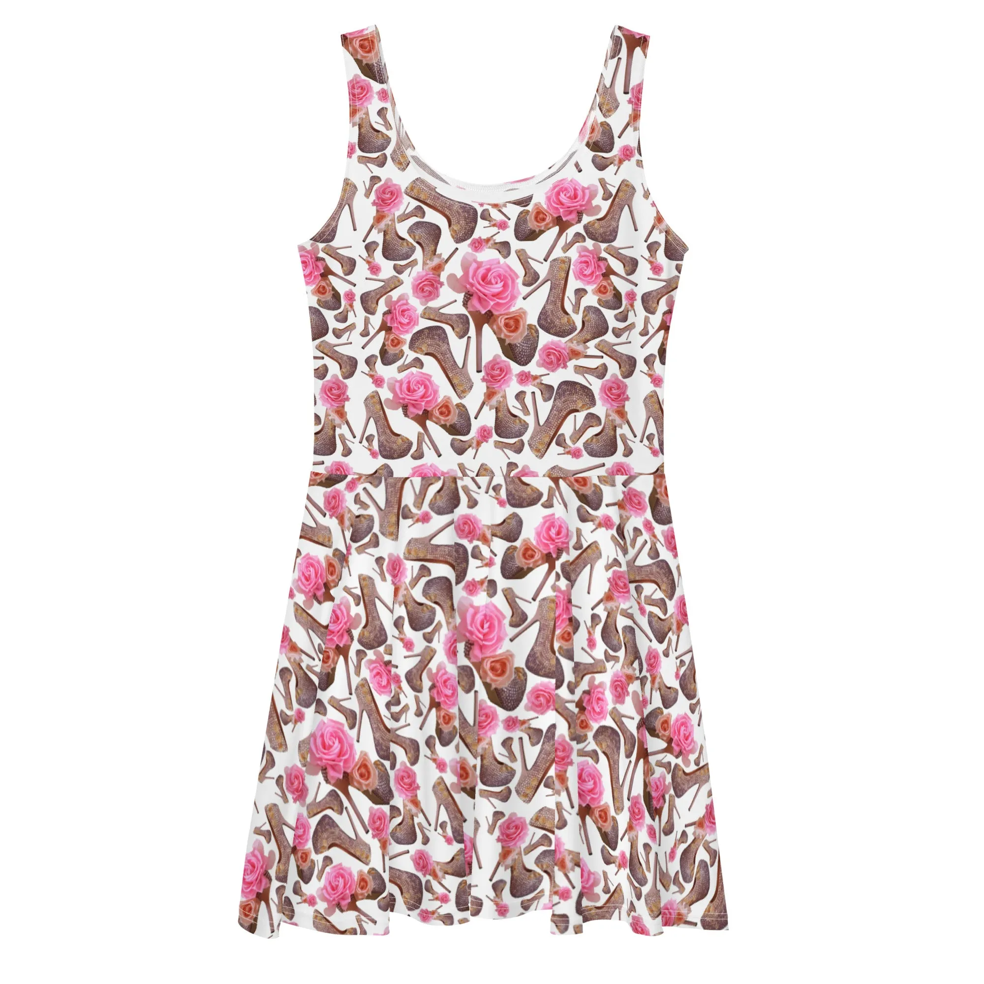 Dreamy Vanity Dress 'Rose pink flower'