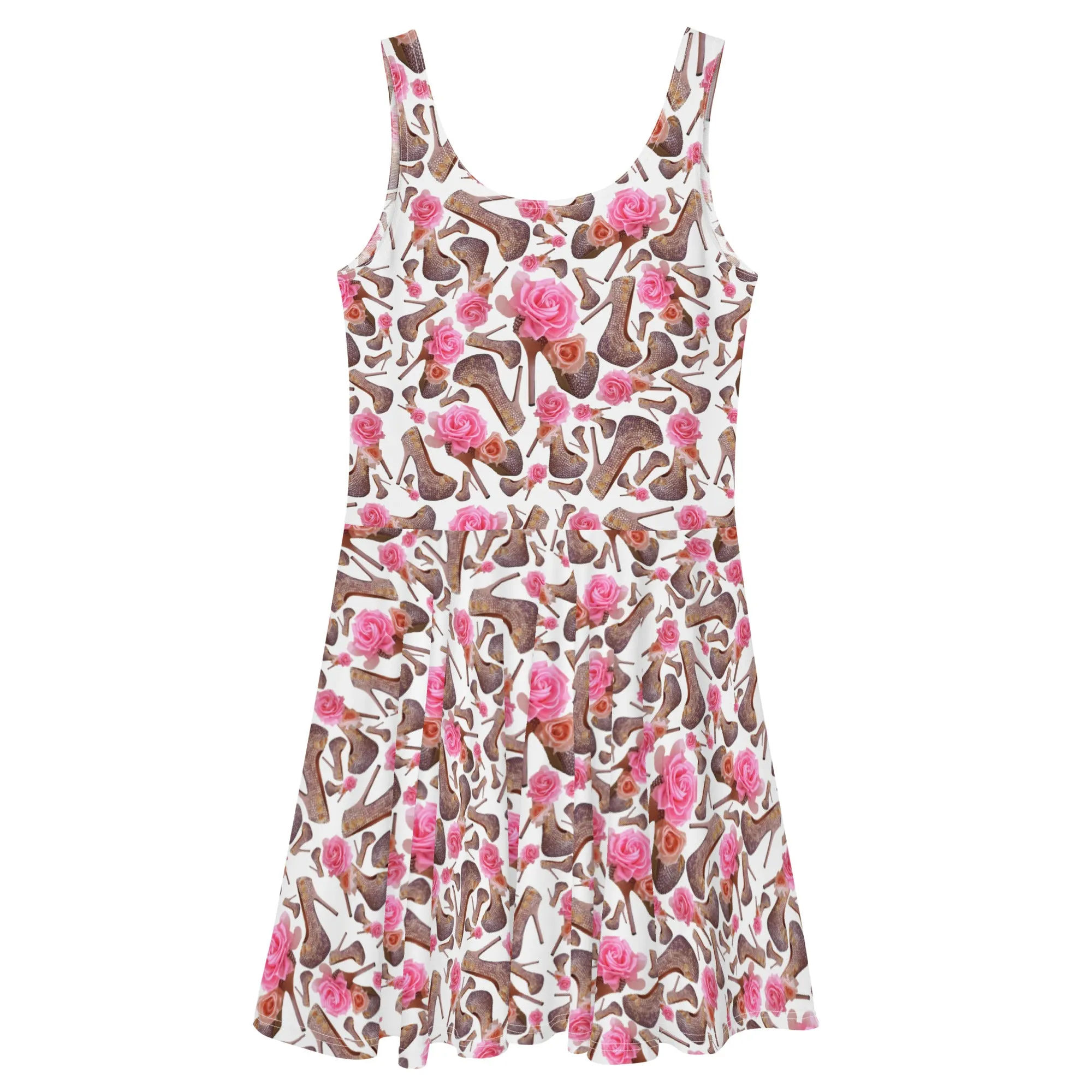 Dreamy Vanity Dress 'Rose pink flower'